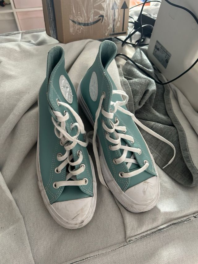 Botas Converse Altas Color Teal