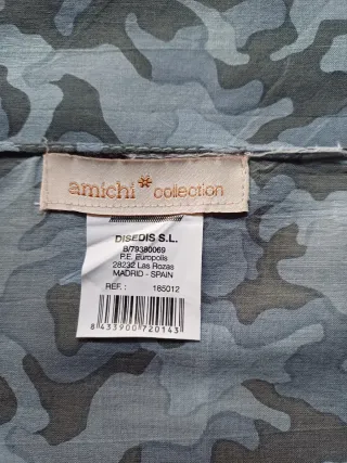 Pañuelo Amichi Camuflaje Azul/Gris