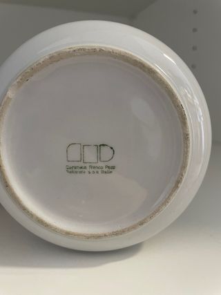 Set 4 barattoli ceramica Franco Pozzi Design