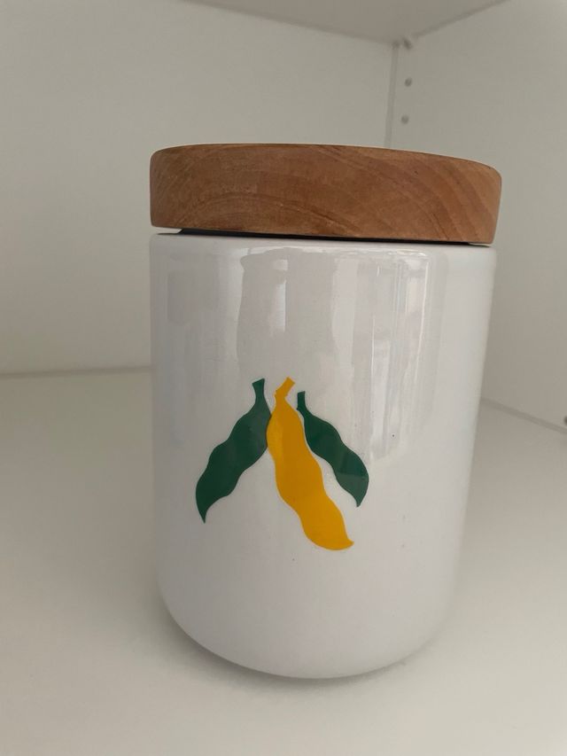 Set 4 barattoli ceramica Franco Pozzi Design