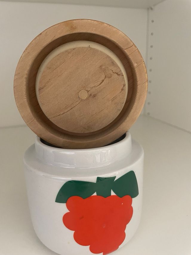 Set 4 barattoli ceramica Franco Pozzi Design