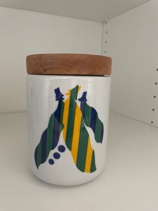 Set 4 barattoli ceramica Franco Pozzi Design