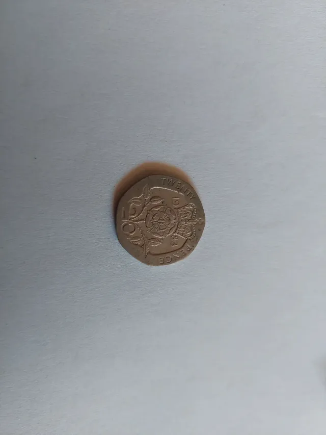 Moneda 20 Pence Inglaterra 1983