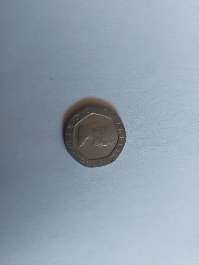 Moneda 20 Pence Inglaterra 1983