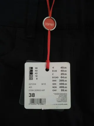 Falda Esprit Negra Talla M