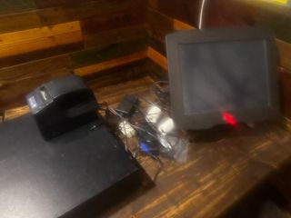 TPV con cajón e impresora