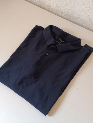 Camiseta Polo Azul Primark Talla XL