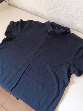 Camiseta Polo Azul Primark Talla XL