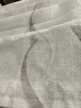 4 Tende a Pannello Grigio e Bianco