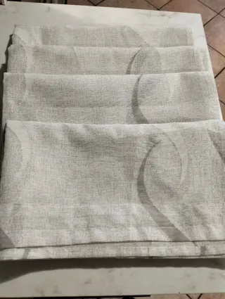 4 Tende a Pannello Grigio e Bianco