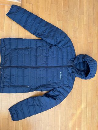 Anorak Columbia plumífero azul marino