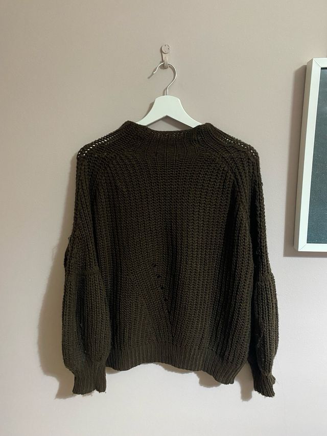 Jersey punto marrón