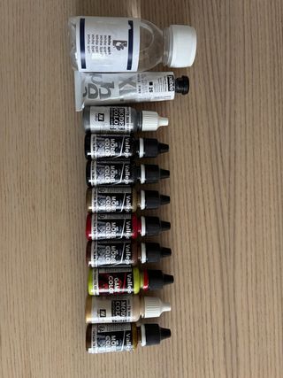 Lote Pinturas Vallejo y Pebeo