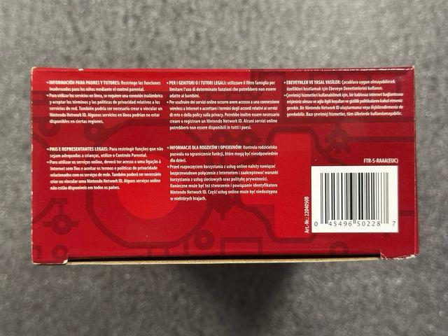 NUEVA Consola Nintendo 2DS Trasparente Rosso