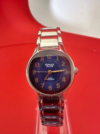 Reloj Omax Mujer Azul y Plateado
