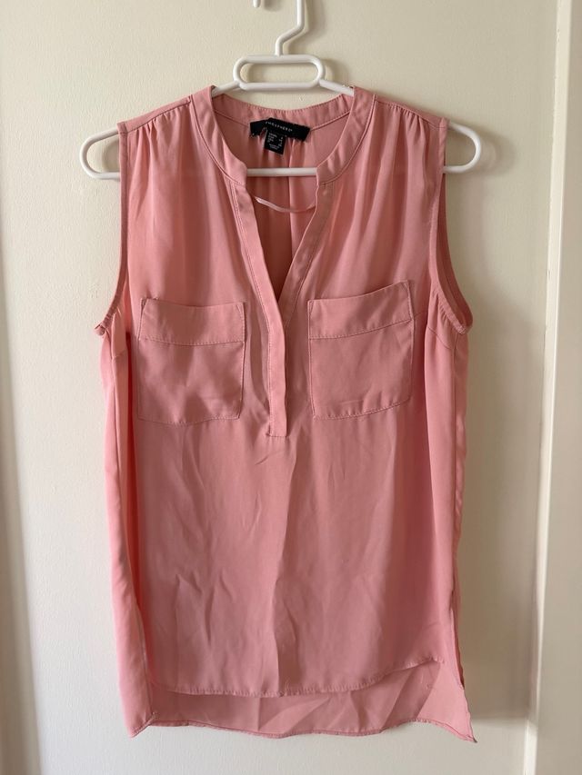 Camiseta sin mangas rosa Talla XS