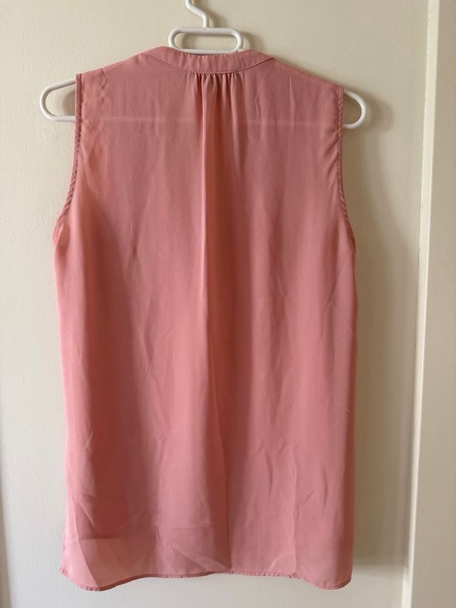 Camiseta sin mangas rosa Talla XS