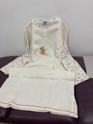 Pigiama vestaglia cotone felpato SST