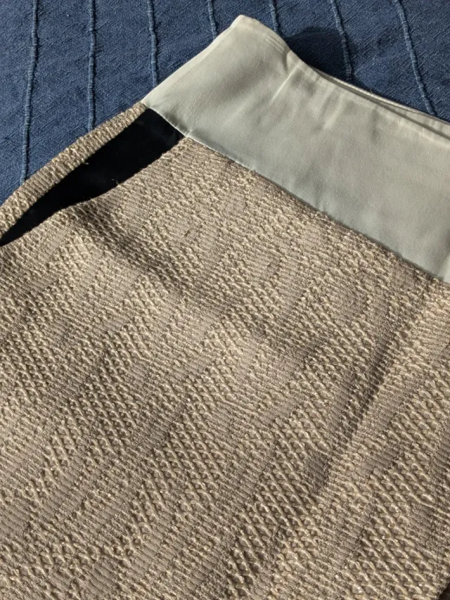 Falda Karen Millen T.44 Beige/Blanco