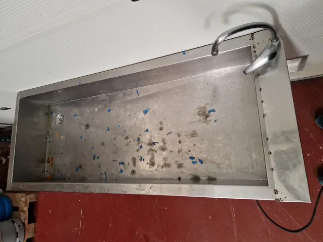 Fregadero industrial acero inoxidable