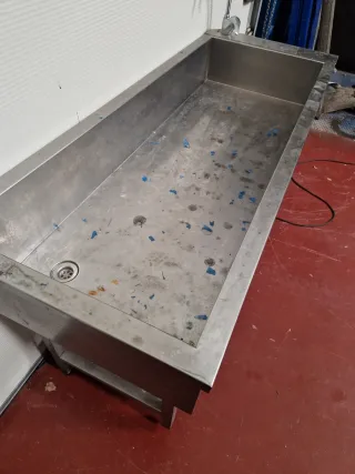 Fregadero industrial acero inoxidable