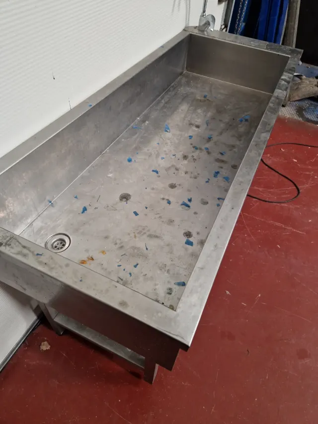 Fregadero industrial acero inoxidable