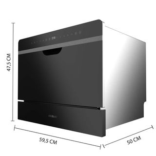 Lavavajillas Bolero Aguazero 2500 S-BI Black Glass