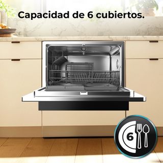 Lavavajillas Bolero Aguazero 2500 S-BI Black Glass