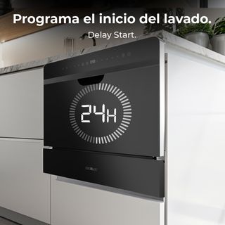 Lavavajillas Bolero Aguazero 2500 S-BI Black Glass