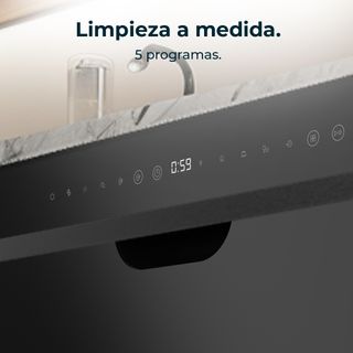 Lavavajillas Bolero Aguazero 2500 S-BI Black Glass