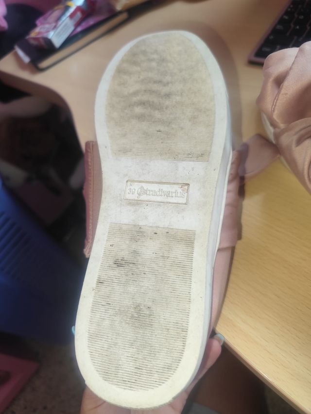 Zapatillas rosa con lazo - Casual