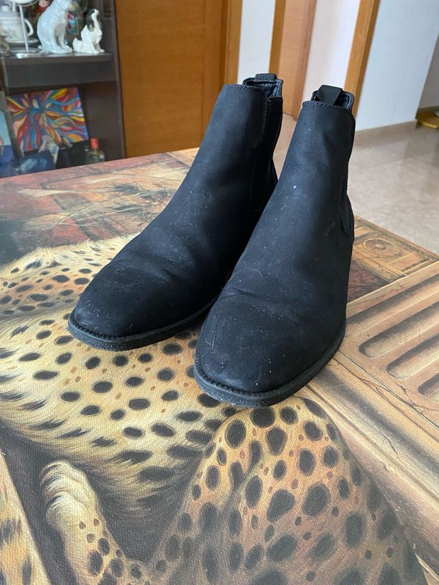 Botines Chelsea negros hombre