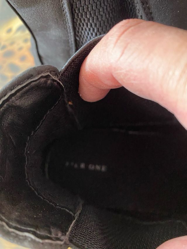 Botines Chelsea negros hombre