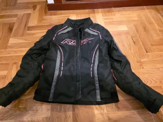 Chaqueta Moto RST S-1 Negra y Rosa