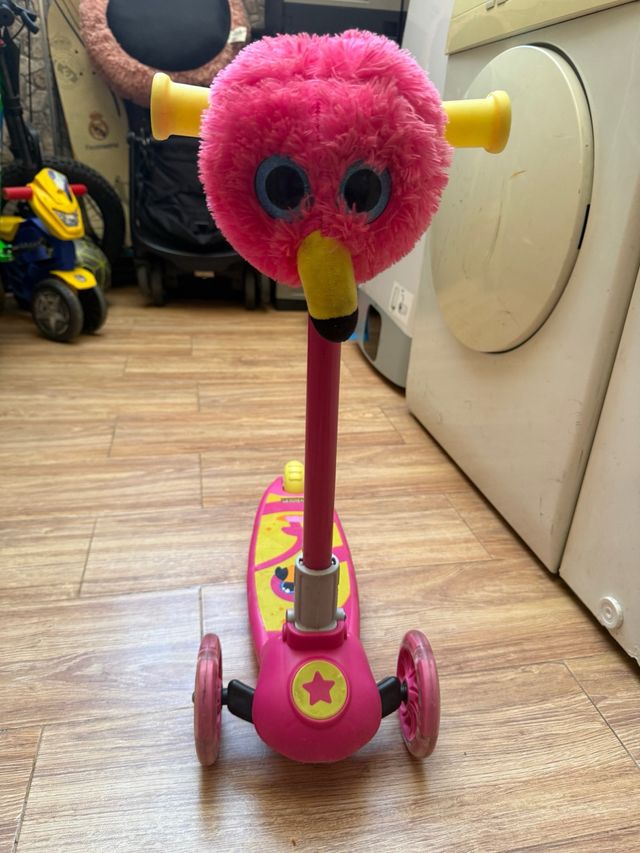 Patinete infantil 3 ruedas flamenco