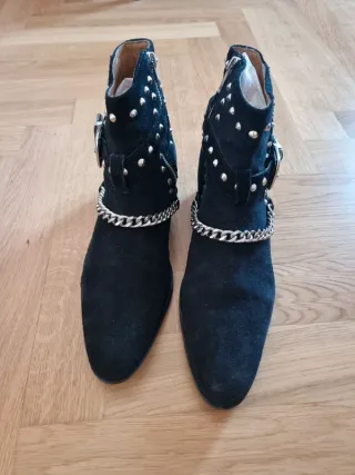 Stivaletti TOPMAN borchie neri