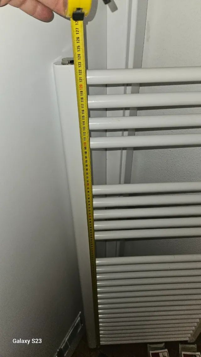 Radiador toallero blanco metal