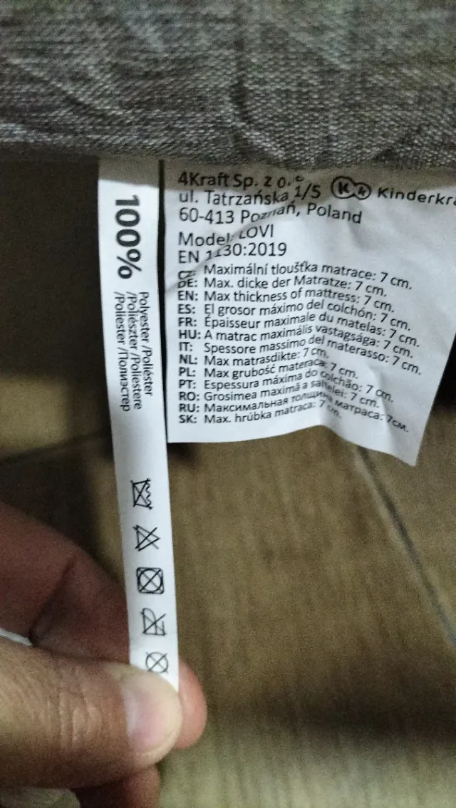 Cuna de viaje Kinderkraft