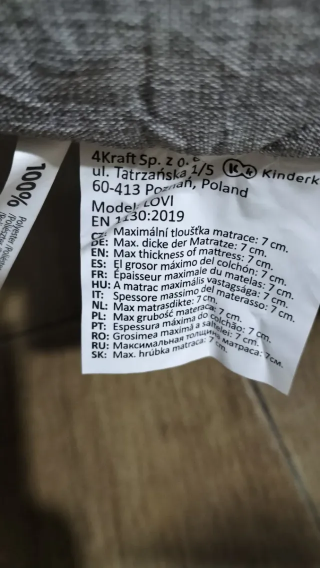 Cuna de viaje Kinderkraft