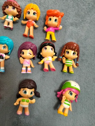 Lote 10 Muñecas Pin y Pon