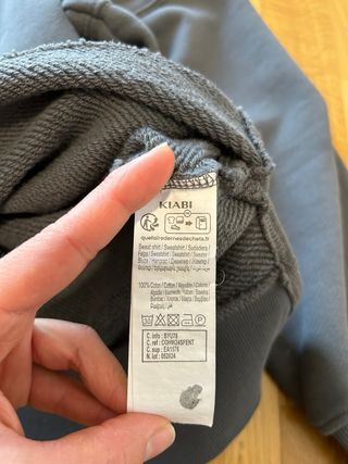 Sudadera oversize básica mujer ~ talla S