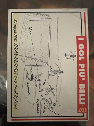 Milan 45 Masters Cards - Rijkaard Goal