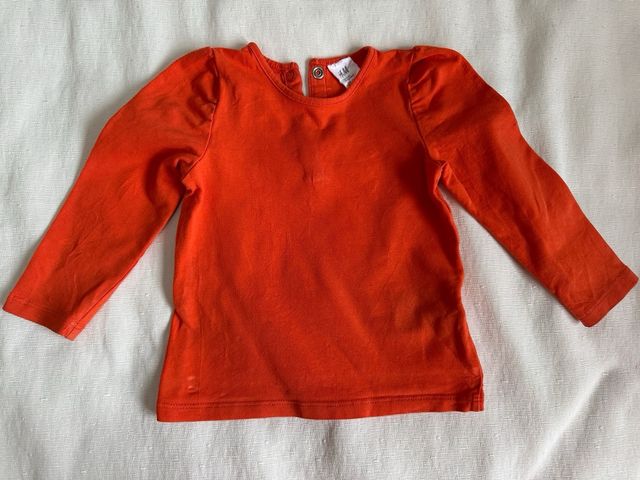 Lote 9 camisetas niña 6-9 meses
