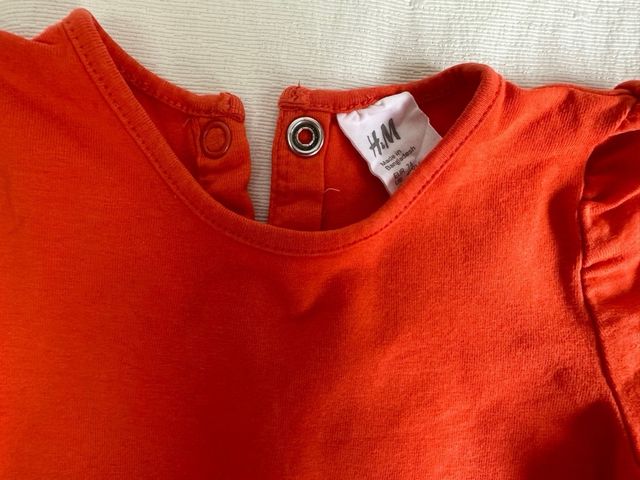 Lote 9 camisetas niña 6-9 meses