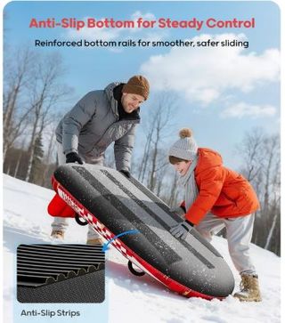 Trineo inflable para 2 personas