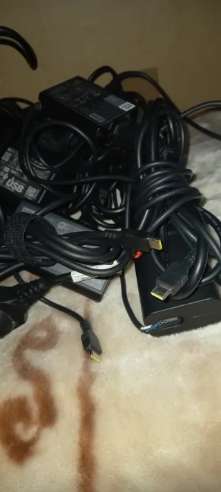 Lote Cargadores Tipo-C Lenovo HP Dell