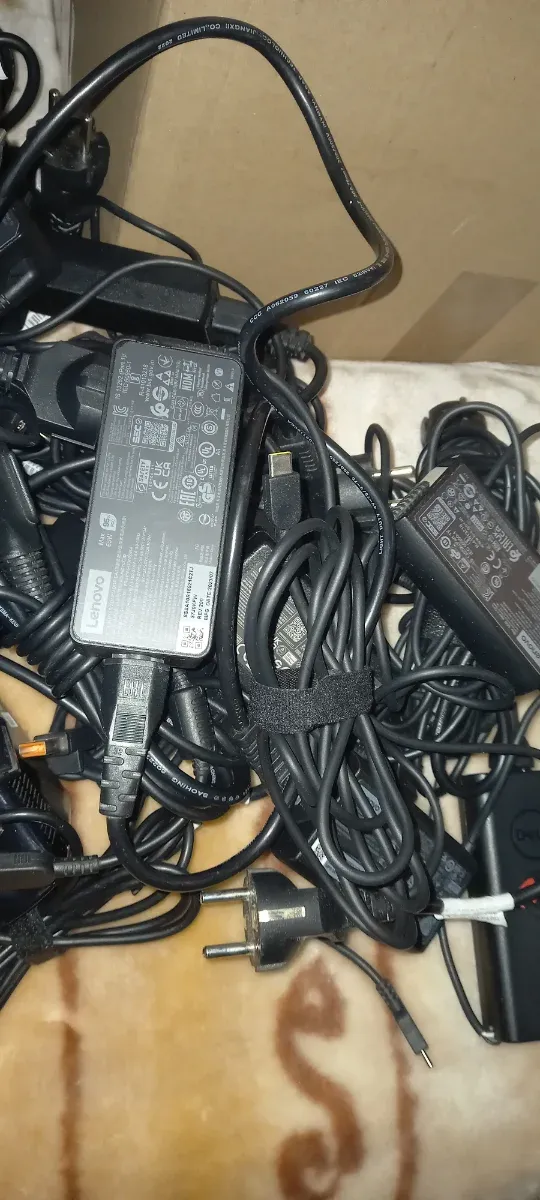 Lote Cargadores Tipo-C Lenovo HP Dell