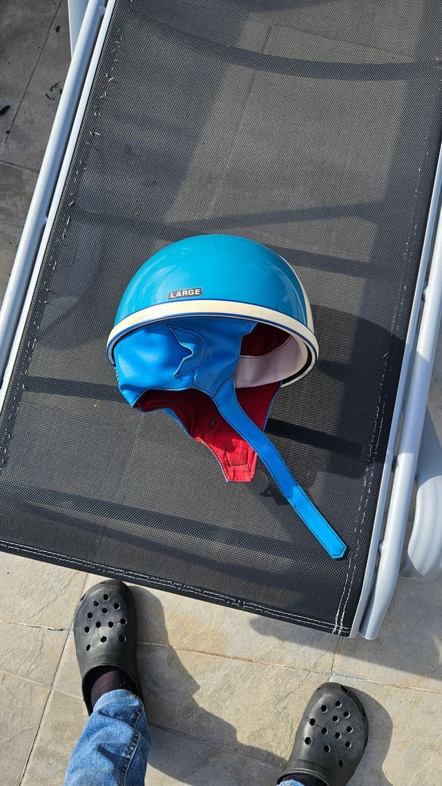 Casco AGV Vintage Años 60 Talla Grande