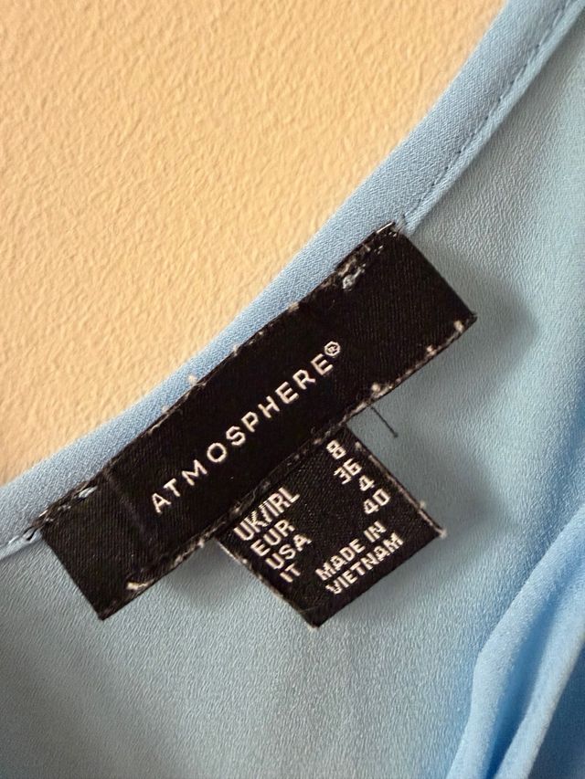 Camiseta tirantes azul