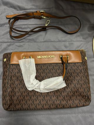 Borsa Michael Kors marrone con tracolla